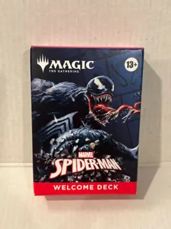 NEW Magic the Gathering Marvel Spider-Man Vennom Box Art Welcome Deck - 30 Cards - Image 1