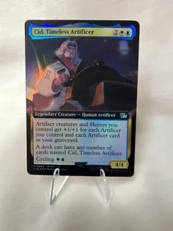 Cid, Timeless Artificer (Extended Art) Final Fantasy FOIL! #480 - Image 1