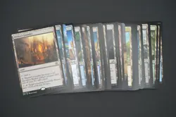Magic The Gathering MTG Rare Lands Lot of 34 Cards - Image 1