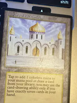 Library Of Alexandria X1 Mtg Arabian Nights Lp Gorgeous!!! - Image 5