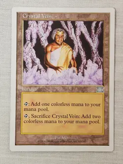 NM Crystal Vein Classic Sixth Edition Mtg Magic the Gathering - Image 1