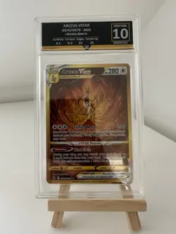 Get Graded PRISTINE 10 2023 POKEMON CROWN ZENITH SECRET ARCEUS VSTAR GG70/GG70 - Image 1