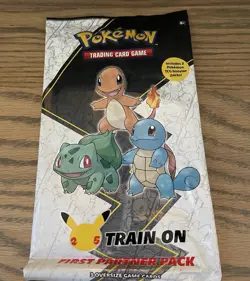 First Partner Pack Kanto Pokemon 25th Anniversary Sealed - Image 1