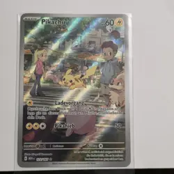 Pokemon 151 Pikachu Holo Fullart MEW 173/165 Einzelkarte - DEUTSCH - PKM Karte - Image 1