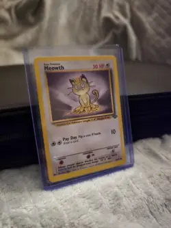Pokemon TCG Meowth Jungle 56/64 Regular Unlimited Common - Image 3