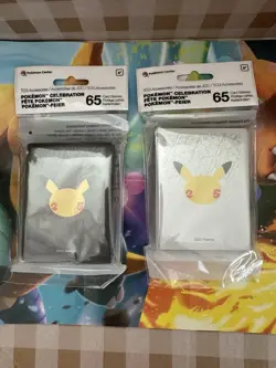 Celebration 25th Anniversary Sleeves White & Black Pokemon Center Sealed - Image 1