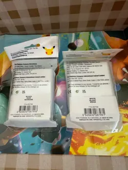 Celebration 25th Anniversary Sleeves White & Black Pokemon Center Sealed - Image 2
