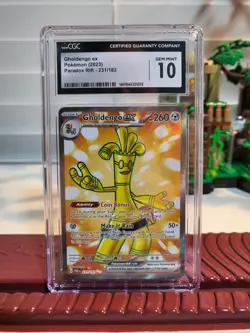 Gholdengo ex (231/182) CGC 10 (2023) Pokemon Ultra Rare S&V: Paradox Rift - Image 1