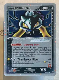 Pokemon Raikou Ex 108/107 Ultra Rare Holo Ex Deoxys Eng - Image 1