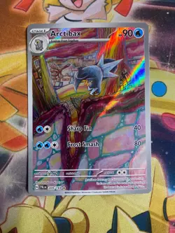Arctibax IR 209/193 Pokemon TCG Paldea Evolved Illustration Rare Full Art NM - Image 1
