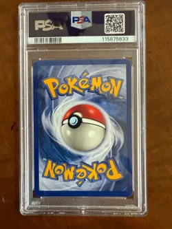 1999 pokemon jungle Meowth-gold border fruit roll promo (PSA 6) - Image 2