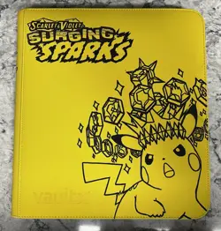 2024 Pokemon TCG Surging Sparks Complete Set In Vault X Binder - Some Promos - Image 1