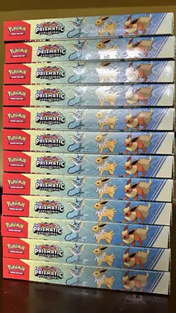 Pokemon TCG Scarlet & Violet Prismatic Evolutions Poster Collection Lot of 12 - Image 3