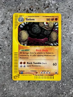 Pokemon TCG Cards Golem 14/165 Expedition Holo Rare EXC-NM - Image 1