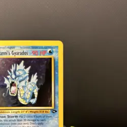 Pokemon Gyarados Holo Rare TCG Card Giovanni's Gym Challenge 5/132 WITH SWIRL!!! - Image 3