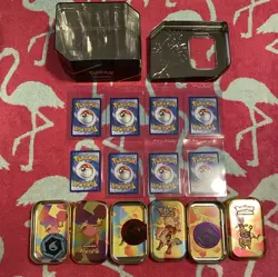 Pokemon Cards Lot! Full Art Illustration Rares, Promos, 151 Tin/Crown Zenith Tin - Image 2