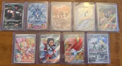Pokemon Card Lot With Full Arts, Trainers, And SI’s From Different Sets NM - Image 1