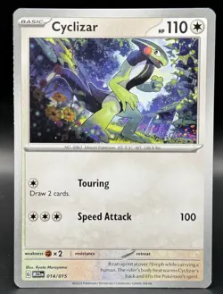 2023 Pokemon Mcdonalds Happy Meal Card Basic Cyclizar #14/15 - Image 1