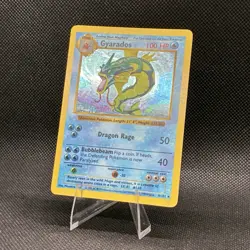 (LP) Gyarados 006/102 Base Set (Shadowless) Holo Rare Vintage Pokemon Card - Image 2