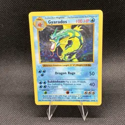 (LP) Gyarados 006/102 Base Set (Shadowless) Holo Rare Vintage Pokemon Card - Image 4
