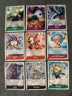 One Piece Card Game 39 Card Lot Secret Rare Holo’s Don Cards - Image 4