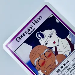 Sailor Moon CCG Premier Edition Grandpa Hino - Person Trading Card - Image 3
