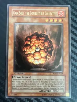 Yugioh Gaia Soul The Combustible Collective RDS-EN028 Ultimate Rare 1st Ed LP - Image 1
