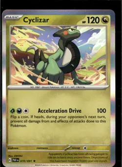 Pokemon Cyclizar 070/091 Paldean Fates Holo Rare 5 Card Lot - Image 1