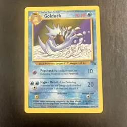 GOLDUCK - Fossil Set - 35/62 - Uncommon - Pokemon Card - Unlimited Edition - LP - Image 1