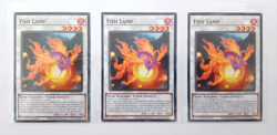 3x Yugioh Card Fish Lamp PHNI-EN044 1st Edition NM - Image 1