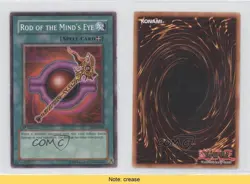 Rod of the Mind's Eye 1st Ed. YuGiOh Dark Crisis #DCR-039 2003 READ 0b3 - Image 3