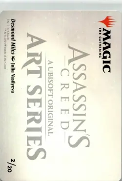 Desmond Miles Art Card 2 S Art Series: Universes Beyond: Assassin's Creed NM - B - Image 2
