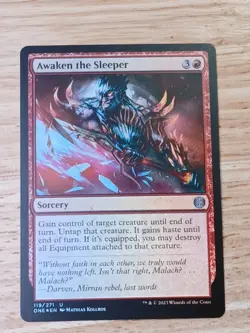 MTG Awaken the Sleeper Foil Phyrexia: All Will Be One ONE NM - Image 1