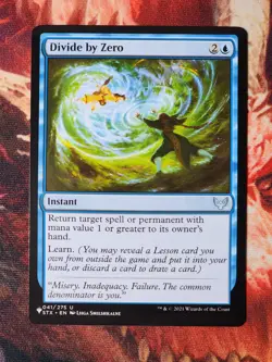 Divide by Zero The List Reprints Magic Gathering MTG PLST - Image 1
