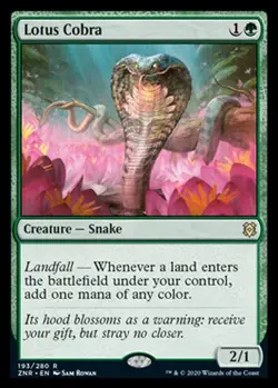 Lotus Cobra ~ Zendikar Rising [ NearMint ] [ Magic MTG ] - Image 1