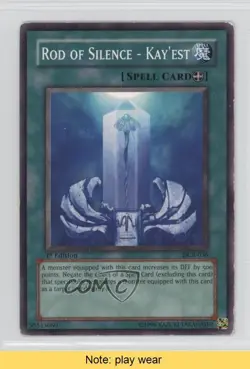 Rod of Silence - Kay'est 1st Ed. YuGiOh Dark Crisis #DCR-036 2003 READ 2u3 - Image 1
