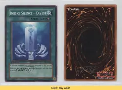 Rod of Silence - Kay'est 1st Ed. YuGiOh Dark Crisis #DCR-036 2003 READ 2u3 - Image 3