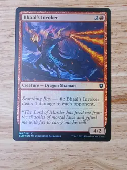 MTG Bhaal's Invoker Foil Battle for Baldur's Gate NM - Image 1