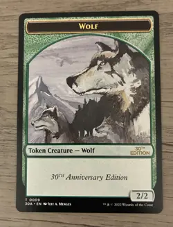 Wolf, 30th Anniversary Edition MTG - Image 1