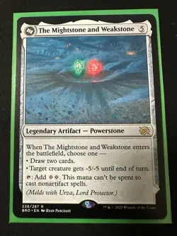MTG The Mightstone and Weakstone - The Brothers' War - Image 1