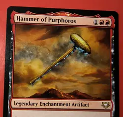 MTG, EDGE OF ETERNITIES * HAMMER OF PURPHOROS* #0088, RARE, REGULAR, EOC - Image 2
