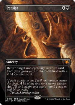 Persist (Borderless) [Modern Horizons 3 Special Guests] Magic MTG - Image 1