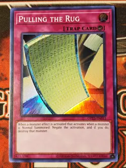 Yugioh Pulling the Rug OP23-EN011 Super Rare NM - Image 1