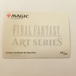 MTG Final Fantasy Art Series Estinien Varlineau x1 NM Art Card - Image 2