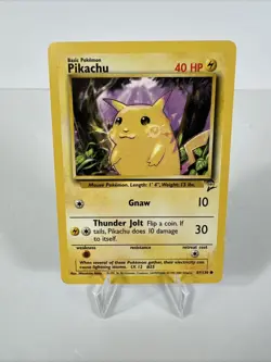 Pokemon Card - Pikachu Base Set 2 WOTC Vintage - Image 1