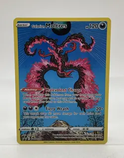 Pokemon TCG Crown Zenith Galarian Moltres #SWSH284 Black Star Promo - Image 1