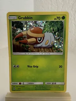 Grubbin - 2/12 - Pokemon McDonald's Promo 2017 - Holo - Image 1