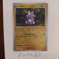 Pokemon - Toxel 069/182 - Reverse Holo - Paradox Rift - NM/M - Image 1