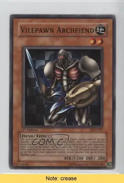 Vilepawn Archfiend 1st Ed. YuGiOh Dark Crisis #DCR-067 2003 READ 2u3 - Image 1