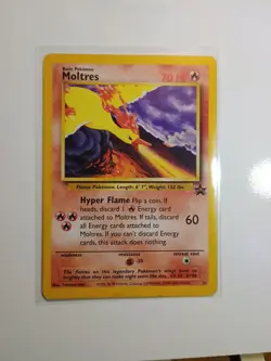 Pokemon TCG Moltres Black Star Promo 21 LP WOTC 2000 Vintage Pokemon - Image 3